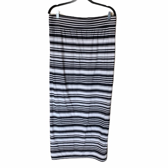 Maurices black and white maxi skirt size large - Picture 1 of 3
